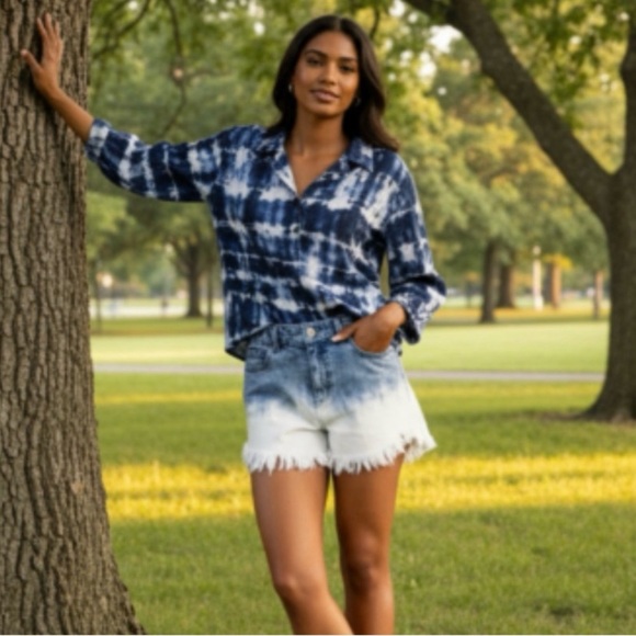INC International Concepts Tops - INC International Concepts Frayed High-Rise Cord Shorts
